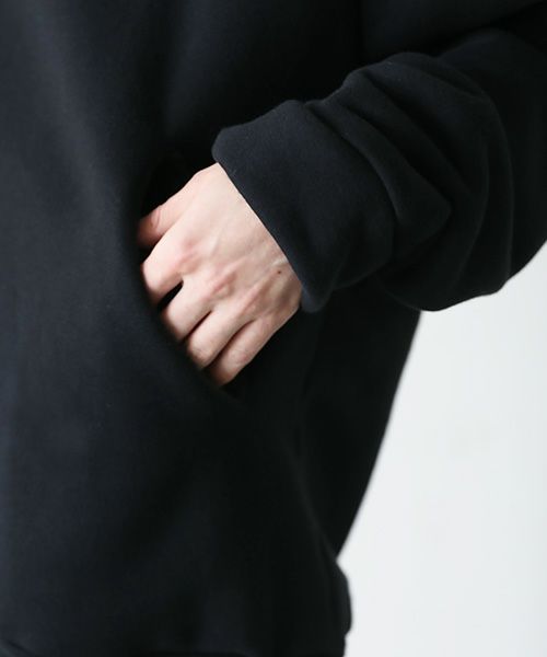 VU.ヴウ.ballon over boa hoody vu-a23-t06[BLACK×MOSS GREEN]