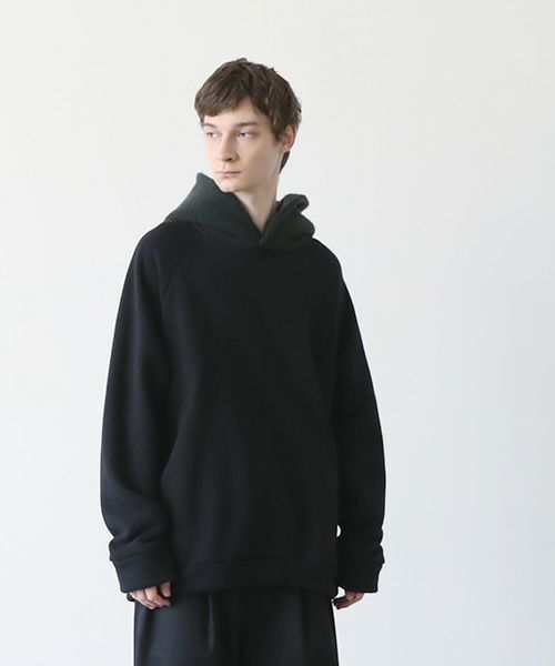 VU ballon over boa hoody vu-a23-t06[BLACK×MOSS GREEN]
