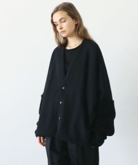 VU.ヴウ.boa sweat cardigan vu-a23-t07[BLACK]