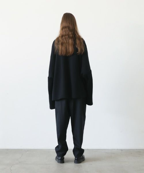 VU.ヴウ.boa sweat cardigan vu-a23-t07[BLACK]
