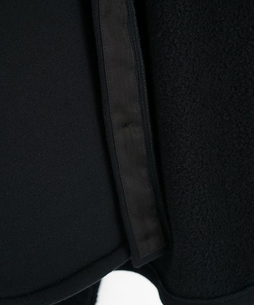 VU.ヴウ.boa sweat cardigan vu-a23-t07[BLACK]