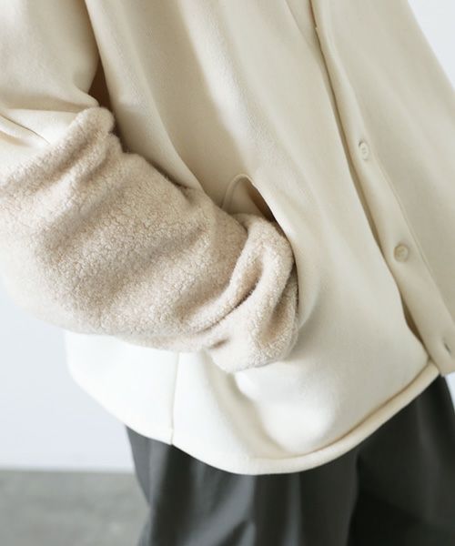 VU.ヴウ.boa sweat cardigan vu-a23-t07[OFF WHITE]
