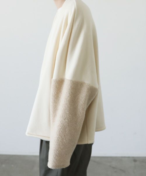 VU.ヴウ.boa sweat cardigan vu-a23-t07[OFF WHITE]