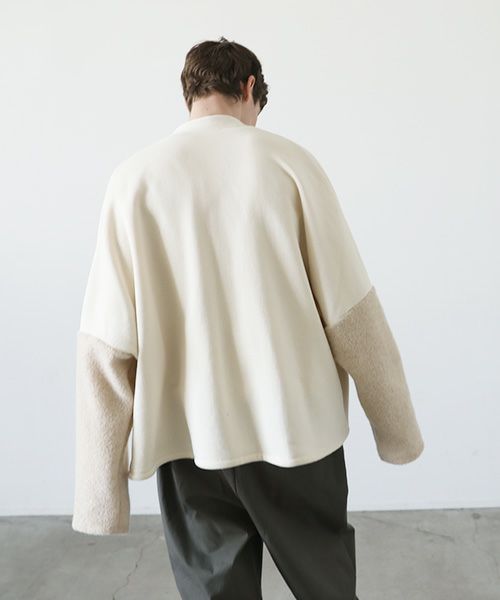 VU.ヴウ.boa sweat cardigan vu-a23-t07[OFF WHITE]