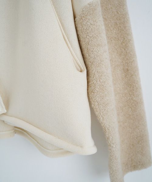 VU.ヴウ.boa sweat cardigan vu-a23-t07[OFF WHITE]