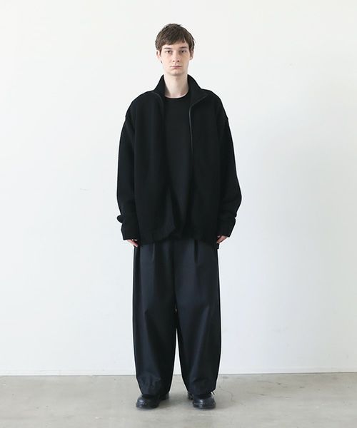 VU.ヴウ.zip knit cardigan vu-a23-k23[BLACK]