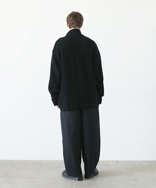 VU.ヴウ.zip knit cardigan vu-a23-k23[BLACK]