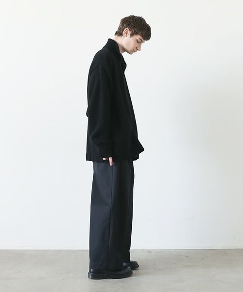 VU.ヴウ.zip knit cardigan vu-a23-k23[BLACK]