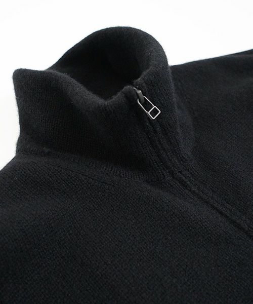 VU.ヴウ.zip knit cardigan vu-a23-k23[BLACK]