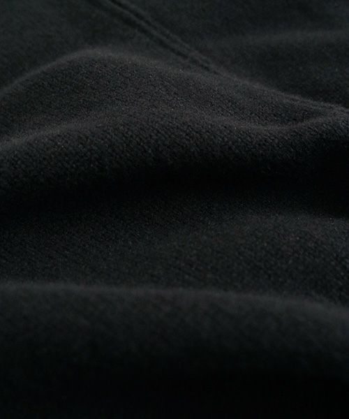 VU.ヴウ.zip knit cardigan vu-a23-k23[BLACK]