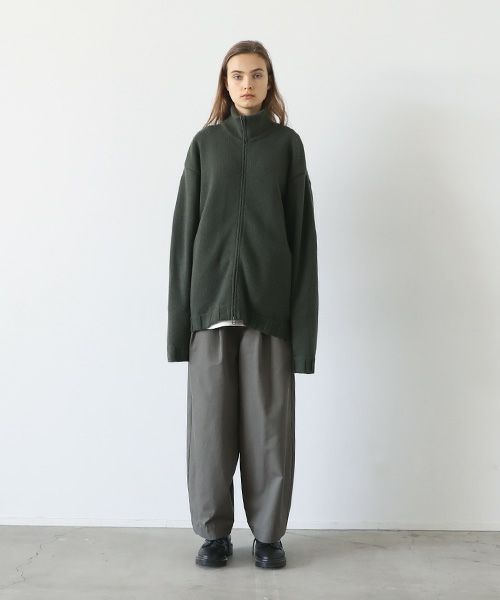 VU.ヴウ.zip knit cardigan vu-a23-k23[OLIVE]