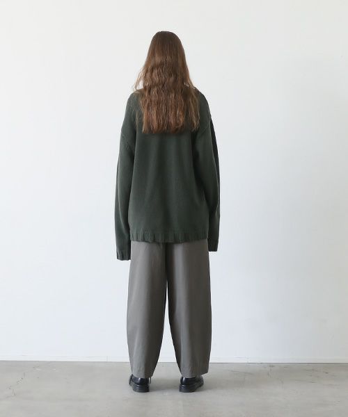 VU.ヴウ.zip knit cardigan vu-a23-k23[OLIVE]