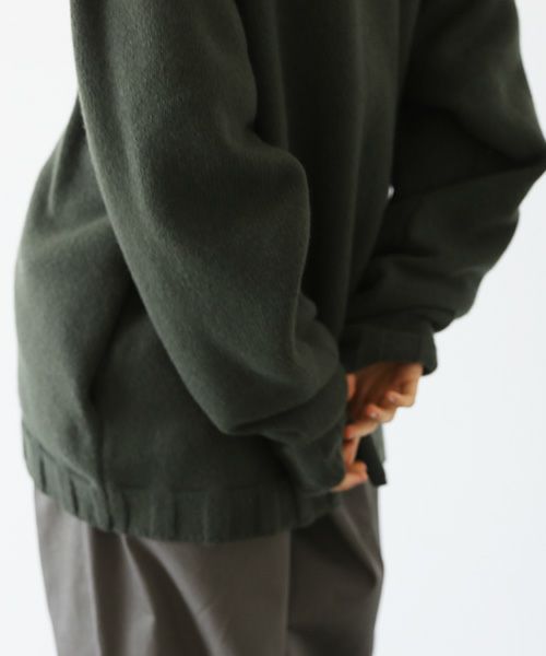VU.ヴウ.zip knit cardigan vu-a23-k23[OLIVE]