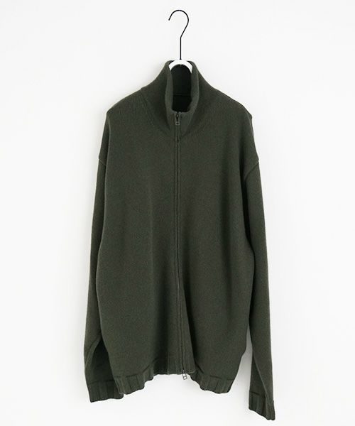VU.ヴウ.zip knit cardigan vu-a23-k23[OLIVE]