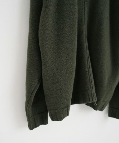 VU.ヴウ.zip knit cardigan vu-a23-k23[OLIVE]