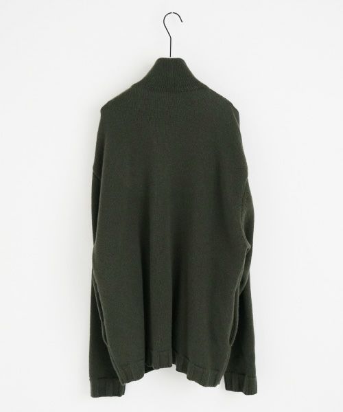 VU.ヴウ.zip knit cardigan vu-a23-k23[OLIVE]
