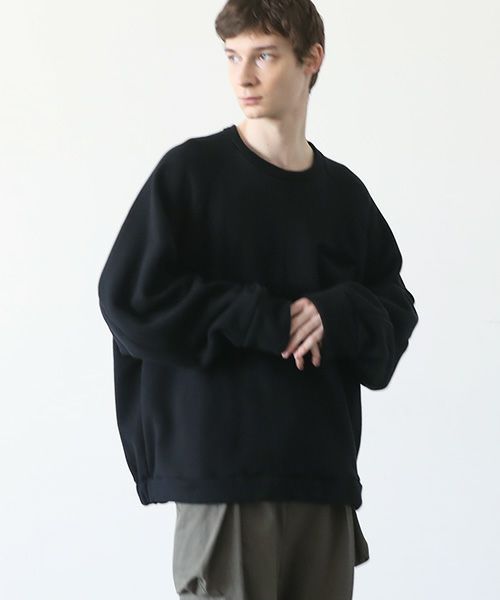 VU.ヴウ.ballon easy sweat vu-a23-t24[BLACK]