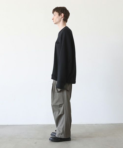 VU.ヴウ.ballon easy sweat vu-a23-t24[BLACK]