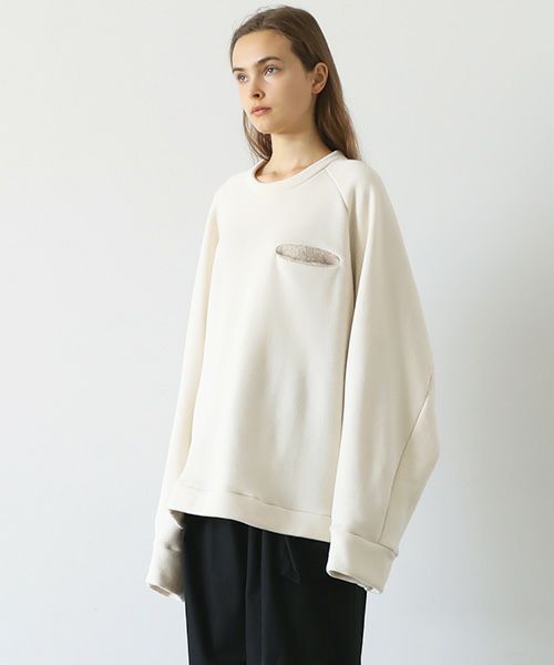 VU.ヴウ.ballon easy sweat vu-a23-t24[OFF WHITE]