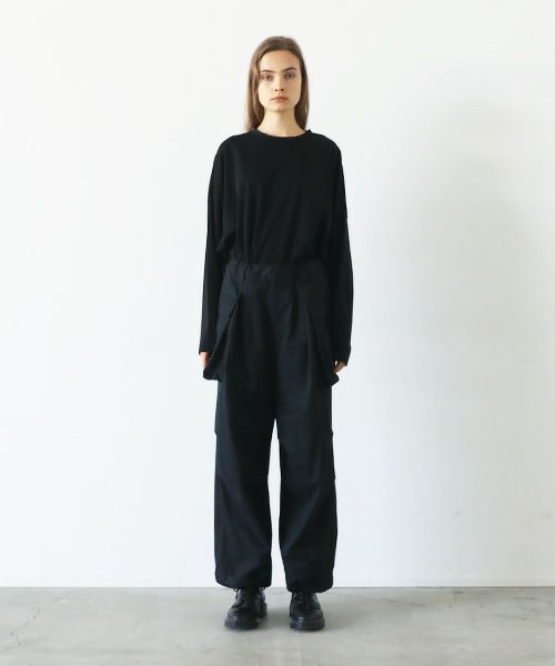 VU.ヴウ.flight pants-FINX COTTON vu-a23-p08[BLACK]