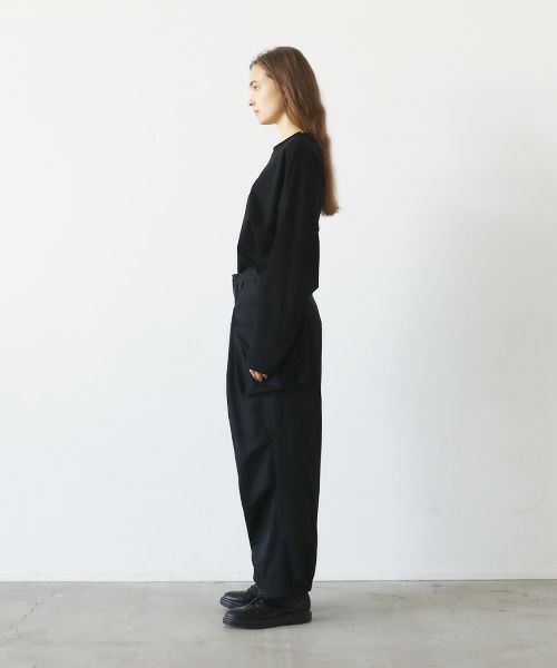 VU.ヴウ.flight pants-FINX COTTON vu-a23-p08[BLACK]
