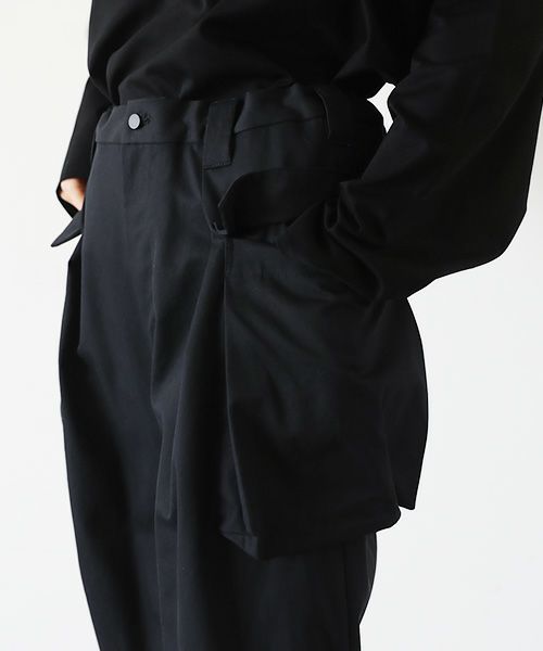 VU.ヴウ.flight pants-FINX COTTON vu-a23-p08[BLACK]