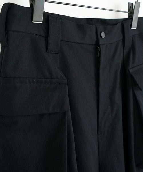 VU.ヴウ.flight pants-FINX COTTON vu-a23-p08[BLACK]