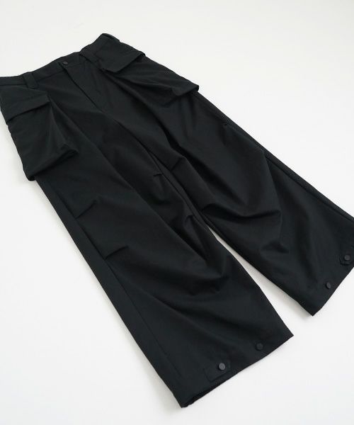 VU.ヴウ.flight pants-FINX COTTON vu-a23-p08[BLACK]