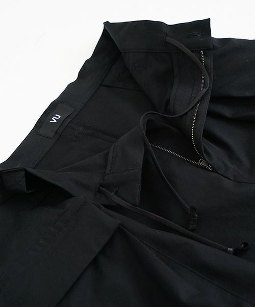 VU.ヴウ.flight pants-FINX COTTON vu-a23-p08[BLACK]
