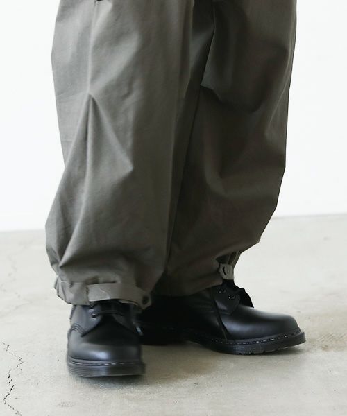 VU.ヴウ.flight pants-FINX COTTON vu-a23-p08[DARK KHAKI]