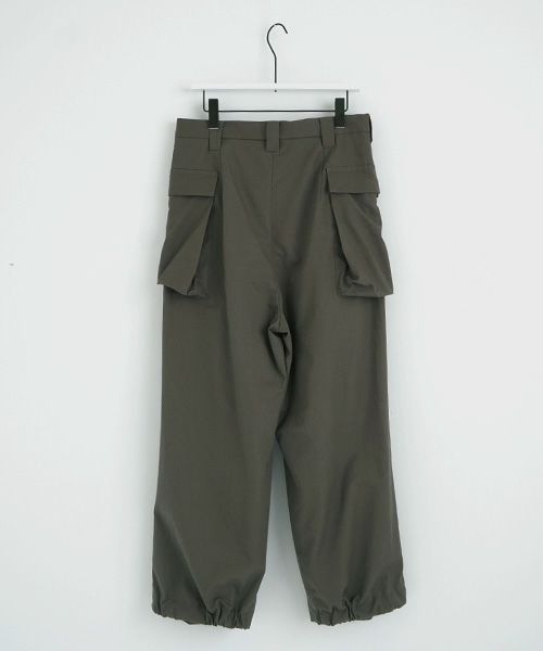 VU.ヴウ.flight pants-FINX COTTON vu-a23-p08[DARK KHAKI]