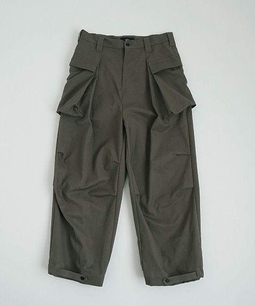 VU.ヴウ.flight pants-FINX COTTON vu-a23-p08[DARK KHAKI]