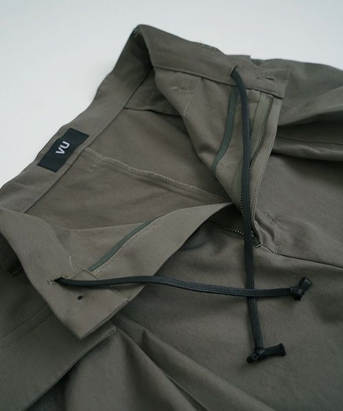 VU.ヴウ.flight pants-FINX COTTON vu-a23-p08[DARK KHAKI]