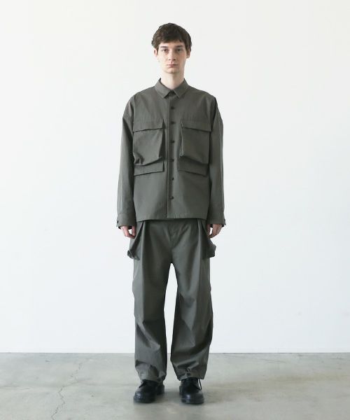flight pants-FINX COTTON vu-a23-p08[DARK KHAKI]