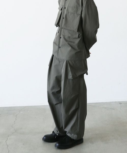 flight pants-FINX COTTON vu-a23-p08[DARK KHAKI]