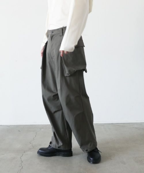 flight pants-FINX COTTON vu-a23-p08[DARK KHAKI]