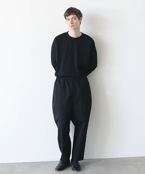 VU.ヴウ.wide easy pants vu-a23-p09[BLACK]