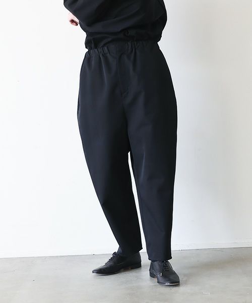 VU.ヴウ.wide easy pants vu-a23-p09[BLACK]