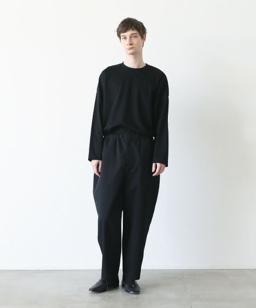 VU.ヴウ.wide easy pants vu-a23-p09[BLACK]