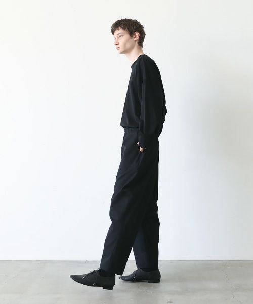 VU.ヴウ.wide easy pants vu-a23-p09[BLACK]