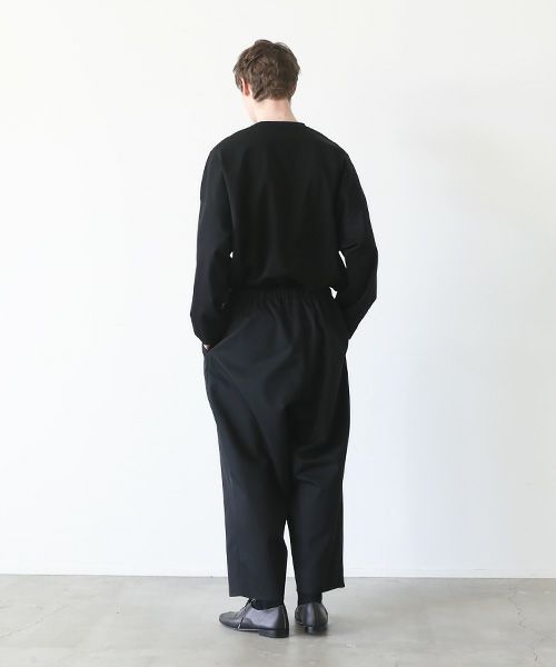 VU.ヴウ.wide easy pants vu-a23-p09[BLACK]