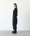 VU.ヴウ.tapered pants-FINX COTTON vu-a23-p10[BLACK]