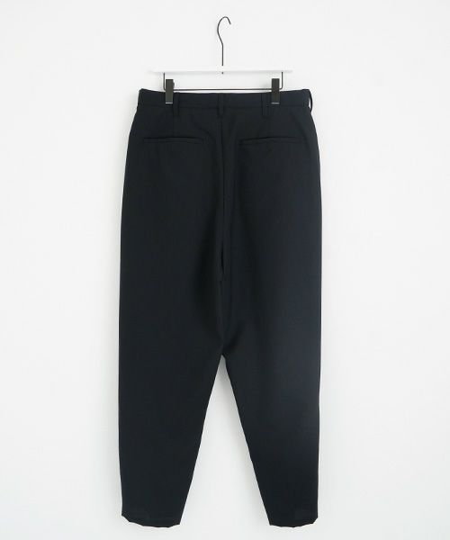 VU.ヴウ.tapered pants-FINX COTTON vu-a23-p10[BLACK]