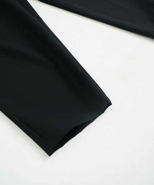 VU.ヴウ.tapered pants-FINX COTTON vu-a23-p10[BLACK]