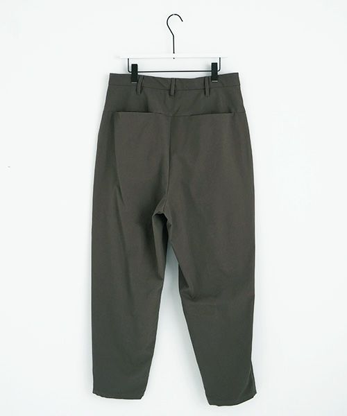 VU.ヴウ.tapered pants-FINX COTTON vu-a23-p10[DARK KHAKI]