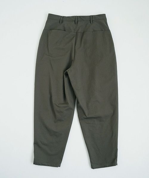 tapered pants-FINX COTTON vu-a23-p10[DARK KHAKI]