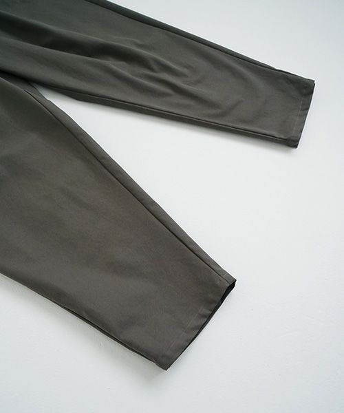 tapered pants-FINX COTTON vu-a23-p10[DARK KHAKI]