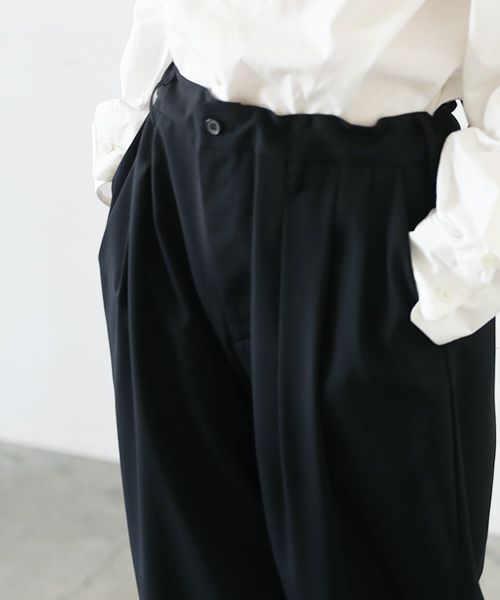 VU ヴウ tapered pants vu-a23-p10[BLACK]