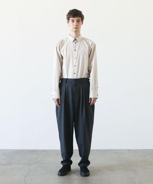 tapered pants vu-a23-p10[MOSS DARK GRAY]