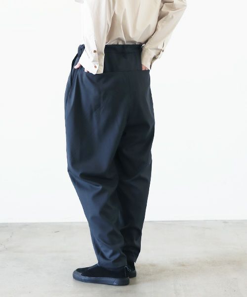 tapered pants vu-a23-p10[MOSS DARK GRAY]